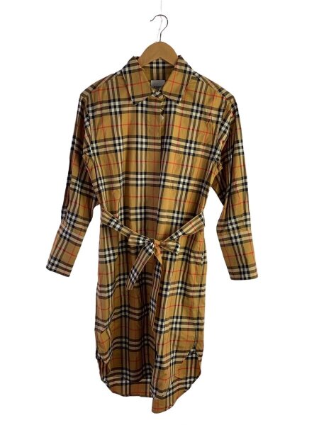 BURBERRY(バーバリー) / ティッシ期/ノバチェック/長袖ワンピース/34 