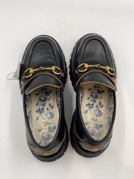 GUCCI(グッチ) / ローファー/37.5/ブラック/レザー | 中古品の販売