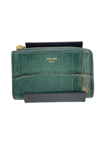 CELINE(セリーヌ) / コインケース/レザー/グリーン/レディース 