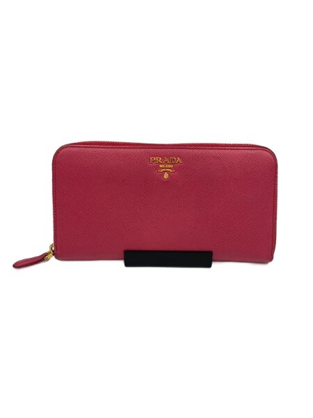 PRADA エナメルレザー 赤 長財布 PRADA(プラダ) / 長財布/レザー/ピンク/レディース// | 中古品の販売