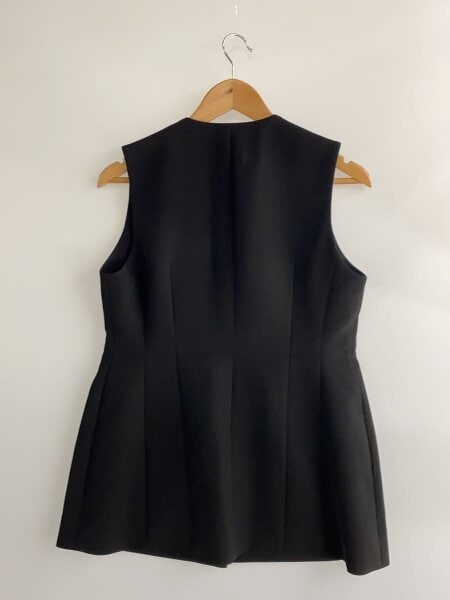 ENFOLD(エンフォルド) / V-NECK VEST/38/ポリエステル/ブラック