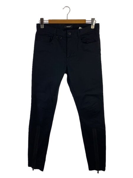 UNDERCOVER  19SS 前裾ジップストレッチスリム レザー パンツ UNDERCOVER 19SS 前裾ジップストレッチスリム レザー パンツ