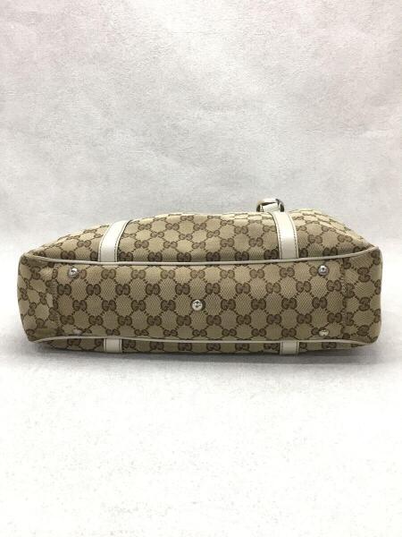 GUCCI / トートバッグ_GGツインズ_GGキャンバス/キャンバス/BRW GUCCI(グッチ) / GGツインズ トートバッグ_GGキャンバス/キャンバス