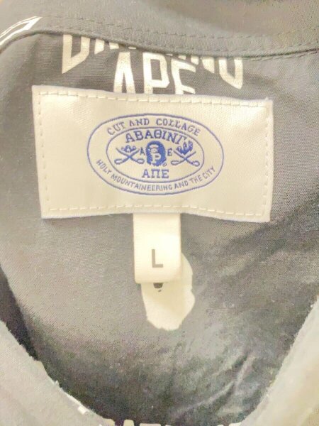 A BATHING APE ワンピース 長袖 シャツ A BATHING APE - APEシャツ