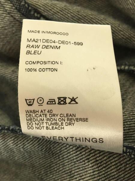 WALES BONNER(ウェールズボナー) / Gジャン/44/コットン/IDG/無地