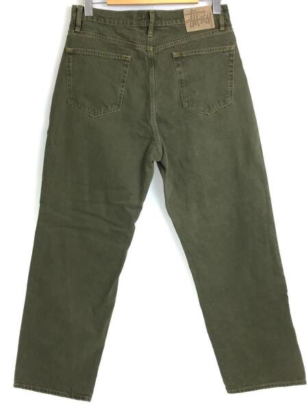 STUSSY(ステューシー) / ストレートパンツ/34/コットン/GRN/無地/22FW 