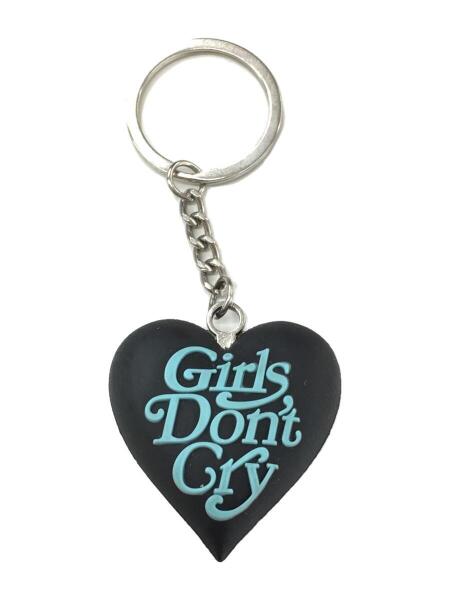 Girls Don't Cry ハート型キーホルダー シルバー Girls Don't Cry
