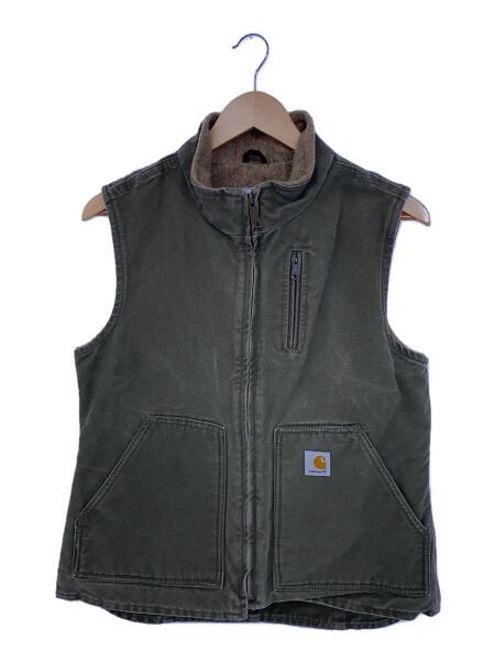 Carhartt(カーハート) / ダック地/裏地フリース/ベスト/S/コットン/KHK