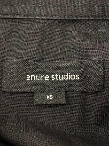 entire studios(エンタイアスタジオ) / 半袖シャツ/XS/コットン/BLK