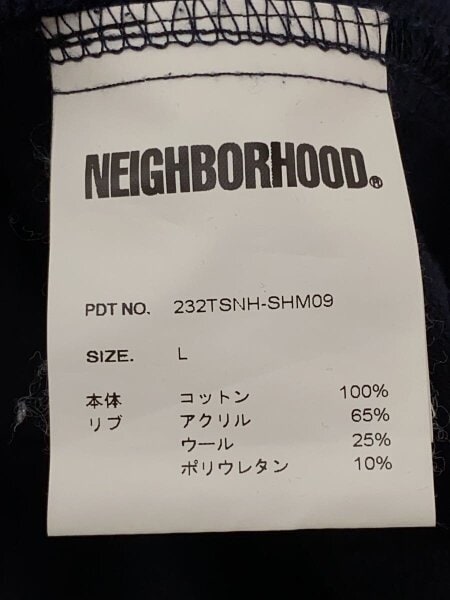 NEIGHBORHOOD 232TSNH-SHM09 Mサイズ NEIGHBORHOOD(ネイバーフッド) / スウェット/L/コットン/NVY/232TSNH