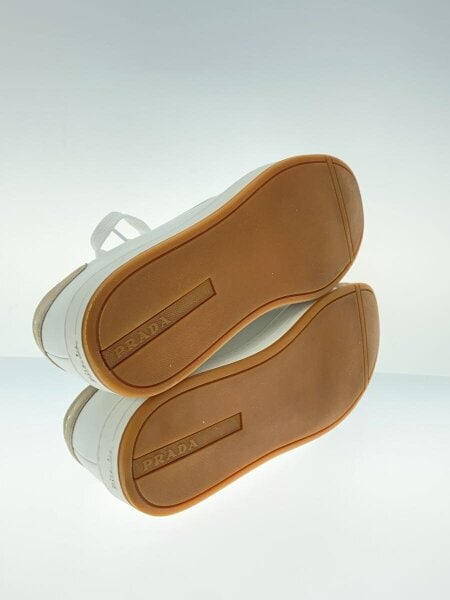 PRADA(プラダ) / 三角ロゴ/ローカットスニーカー/38.5/WHT/1E748N