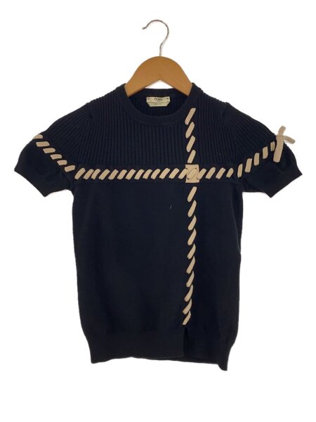 FENDI / FENDI フェンディ　キャミソール・タンクトップ/XXS/コットン/BLK/fs7920 amgt FENDI◇FENDI フェンディ キャミソール・タンクトップ/XXS/コットン