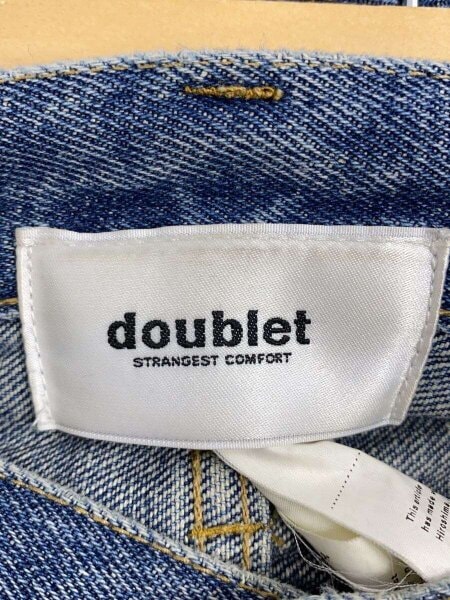 doublet(ダブレット) / SILK DENIM WIDE TAPERED TROUSE/ボトム/M