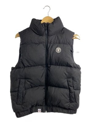 A BATHING APE ネイビー ダウンベスト 中古・古着通販】A BATHING APE (アベイシングエイプ) ダウンベスト