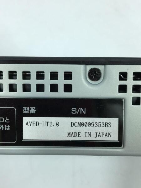 IOデータ 外付けHDD ブラック ［据え置き型 ／2TB］ AVHD-UTB2