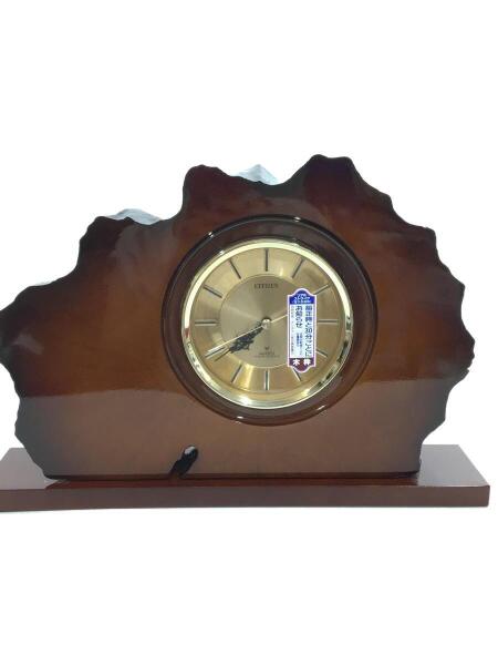 シチズン 年輪置き時計 水目 ミズメ 7RG-031 CITIZEN年輪置時計 シチズン 年輪置き時計 水目 ミズメ 7RG-031 昭和