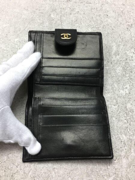CHANEL(シャネル) / ビコローレ/2604453/2つ折り財布/レザー/BLK 