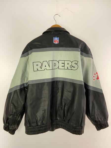 Reebok(リーボック) / 90s-00s/RAIDERS/ジャケット/M/レザー/BLK 
