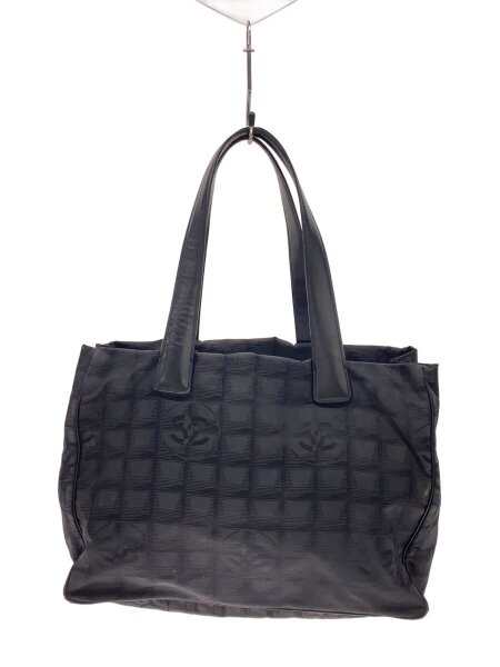CHANEL シャネル ニュー トラベル ライン ナイロン レザー 革 トート 