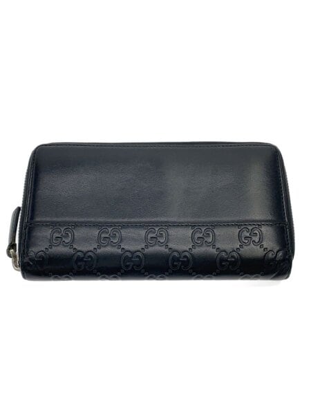 GUCCI(グッチ) / 長財布_グッチシマ/レザー/BLK/レディース | 中古品の