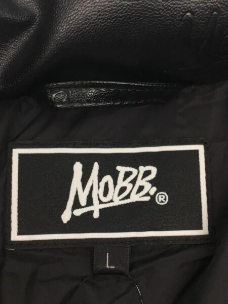 MOBB(モブ) / ダウンジャケット/L/フェイクレザー/BLK/OG ECO LETHER 