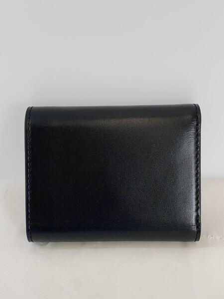YOHJI YAMAMOTO(ヨウジヤマモト) / 3つ折り財布/レザー/BLK/メンズ/DA 