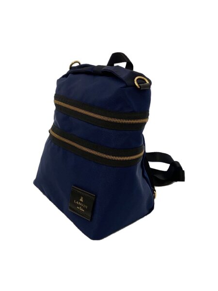 LANVIN en Bleu ランバン トロカデロ リボン リュック ネイビー LANVIN 