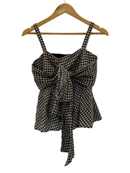 FRAY I.D(フレイアイディー) / ノースリーブブラウス/1/コットン/BLK