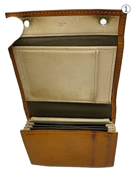 m+ / 3つ折り財布/牛革/BRW/無地/メンズ/13016119 m+(エムピウ) / 3つ折り財布/牛革/BRW/無地/メンズ/13016119 | 中古品