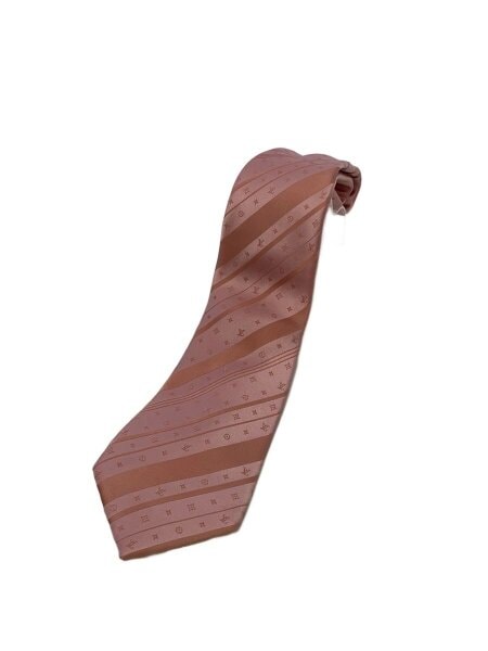 【新品同様】LOUIS VUITTON ルイヴィトン　ネクタイ　ブラウン　茶 Louis Vuitton / ヴィトン LV柄 ブラウン 茶 ネクタイ メンズ | BRANDING