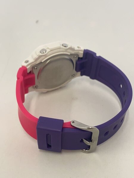 CASIO(カシオ) / クォーツ腕時計_BABY-G/デジタル/--/WHT/PUP/SS
