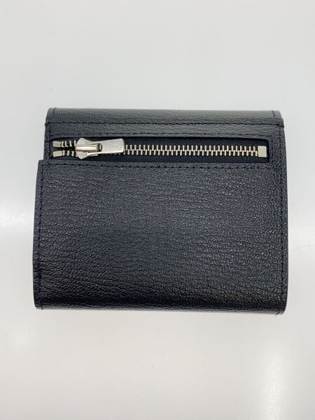 L'arcobaleno(ラルコバレーノ) / 3つ折り財布/レザー/BLK/無地/メンズ