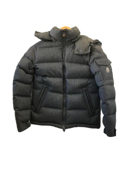 MONCLER(モンクレール) / ダウンジャケット/O/ウール/GRY/無地
