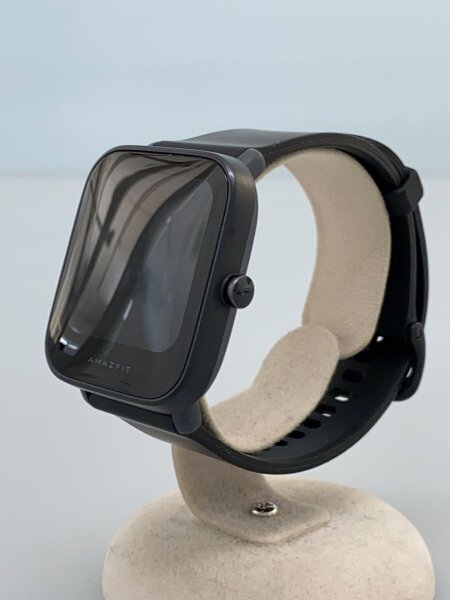 Amazfit(アマズフィット) / スマートウォッチ/デジタル/ラバー/BLK/BLK