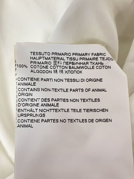 Maison Margiela(メゾンマルジェラ) / 長袖シャツ/--/コットン/WHT