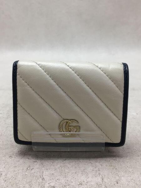GUCCI(グッチ) / マーモント/573811/2つ折り財布/レザー/IVO
