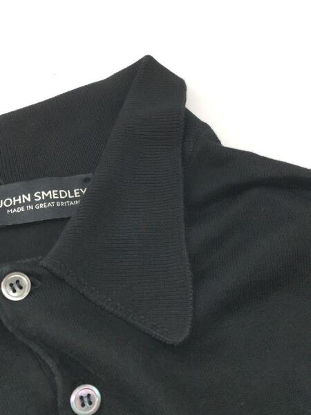 JOHN SMEDLEY(ジョンスメドレー) / 半袖/ポロシャツ/M/コットン/BLK 