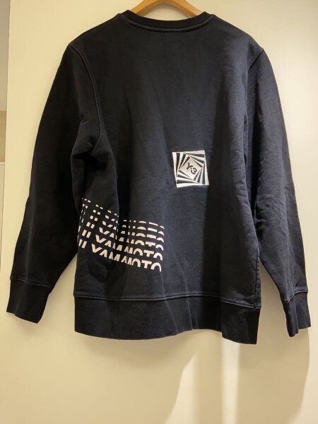Y-3(ワイスリー) / M CH1 GFX CREW SWTSH/スウェット/M/コットン/BLK