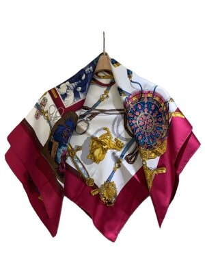 未使用 エルメス 大判 スカーフ 90×90 未使用に近い】エルメス 大判