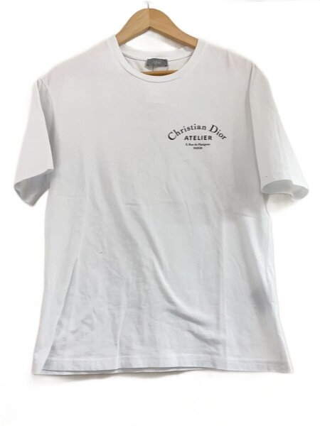 Dior HOMME(ディオールオム) / アトリエロゴ/Tシャツ/XS/コットン/WHT 