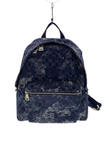 GUCCI(グッチ) / リュック/コットン/IDG/総柄/849008/ファスナープル 