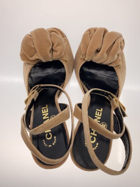 CHANEL(シャネル) / パール付き/パンプス/37/CML/ベロア// | 中古品の 