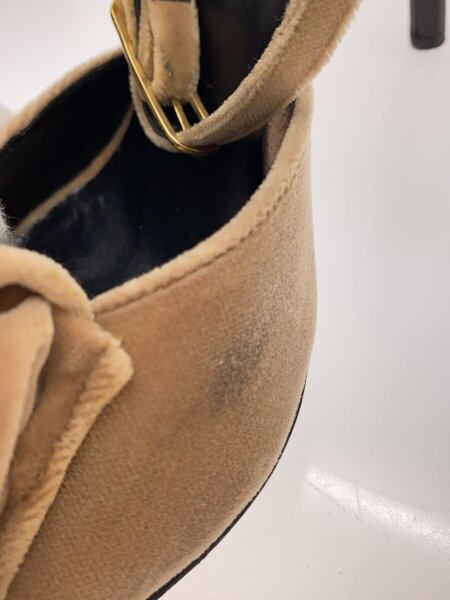 CHANEL(シャネル) / パール付き/パンプス/37/CML/ベロア// | 中古品の 