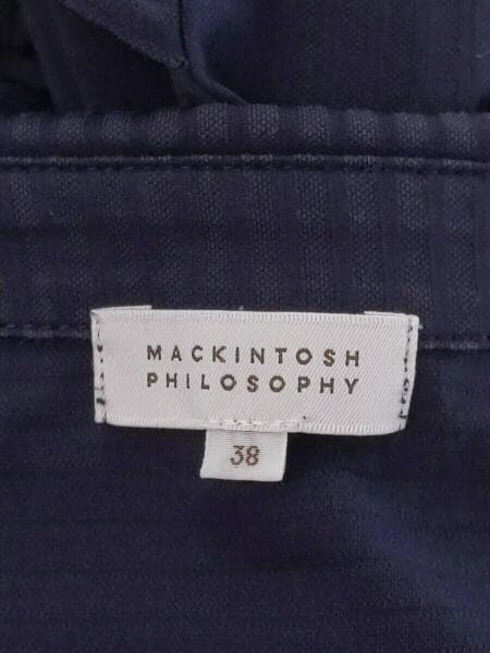 Mackintosh Philosophy マッキントッシュフィロソフィー ノースリーブワンピース 38 コットン ネイビー H5j11 766 29 古着の販売 通販ならセカンドストリート