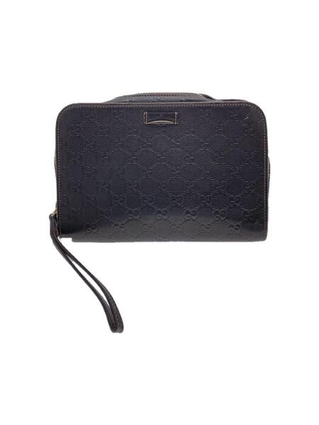 GUCCI(グッチ) / クラッチバッグ_グッチシマ/レザー/BLK | 中古品の