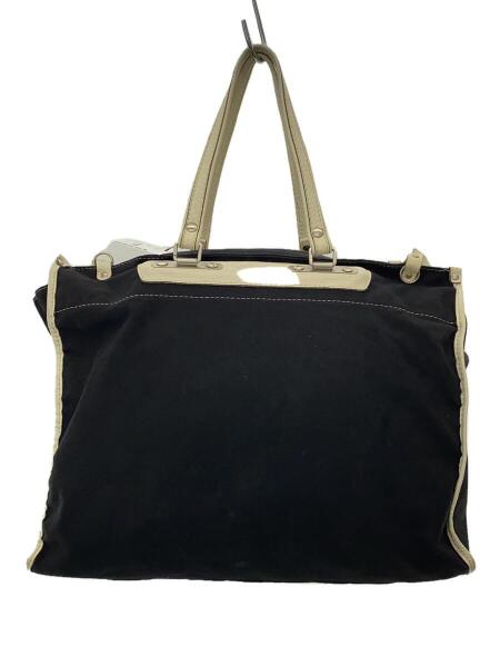 TRAMONTANO(トラモンターノ) / トートバッグ/キャンバス/BLK | 中古品 