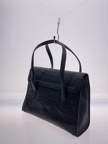 GUCCI(グッチ) / オーストリッチ/ハンドバッグ/レザー/BLK/000 GUCCI(グッチ) / オーストリッチ/ハンドバッグ/レザー/BLK/000