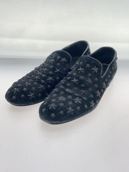 JIMMY CHOO スタッズ付きスリッポン 34 ネイビー ジミーチュウ JIMMY 