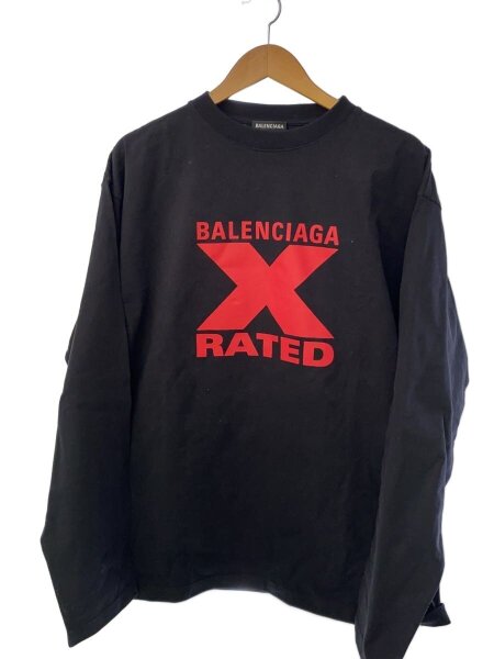BALENCIAGA(バレンシアガ) / 長袖Tシャツ/XXS/コットン/BLK/HT88 