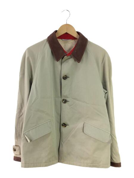 Paul Smith(ポールスミス) / レザー切替ジャケット/XL/コットン/BEG/PM 